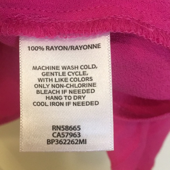 Hot Pink open shoulder blouse . - Picture 4 of 4